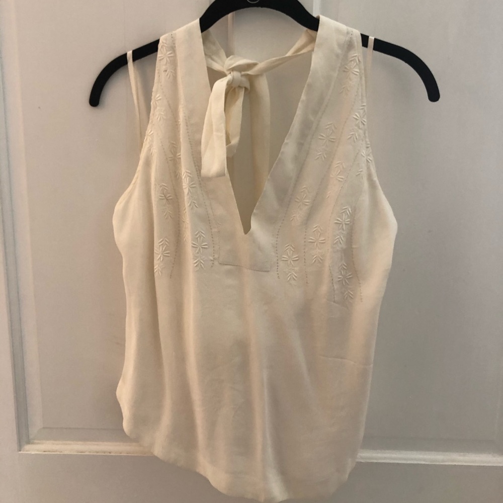 Free People Cream Halter top